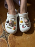 卡骆驰crocs洞洞鞋贝雅男鞋女鞋轻便耐磨一脚蹬拖鞋休闲鞋|10126 白-100 41 /42(260mm) 实拍图