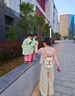 蕉下（beneunder）儿童防晒衣防晒服外套男女童凉感透气速干防晒AL11124绿鸭嬉戏110 实拍图