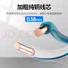 绿联六类千兆双屏蔽网线 【0.58±0.008mm纯铜芯】CAT6类8芯双绞线 家装监控网络POE箱线305米 70317 实拍图