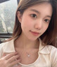 DAISY DREAMS999足银蝴蝶结项链女生轻奢高级感流苏锁骨链子情人节送女友礼物 999银超闪蝴蝶项链 实拍图