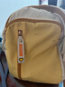 袋鼠双肩包牛津布女生新款撞色大学生书包女可爱外出旅行轻便休闲背包 小号-黄色 实拍图