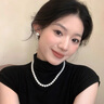 伊灿正圆施家仿珍珠项链女轻奢小众高级感锁骨链2025新款爆款气质颈链 正圆施家大珍珠项链10mm主图款 实拍图