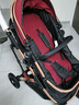 HEGERBABY高端婴儿车0-3岁用折叠可坐可躺带减震新生儿宝宝高景观婴儿车 酒红+安全提篮【新升级顶配款】 实拍图