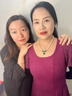COISE珍珠项链女妈妈锁骨链平安扣吊坠中老年金首饰生日礼物送婆婆 淡水珍珠项链 送妈妈生日礼物 实拍图