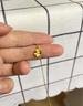 京东京造足金四叶草钻石项链 四叶草项链黄金套链礼物送女友老婆1.5g 实拍图