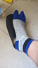 猫人5双装五指袜子男中筒袜春秋棉质款男袜五趾袜分趾袜脚趾袜 黑色 5双 均码 （38-43码可穿） 实拍图