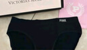 维多利亚的秘密（Victoria's Secret）PINK 夏季舒适无痕3A抗菌抑菌LOGO中腰包臀内裤三角裤女 09K9柑橘黄-光面款 11247228 1条 S 实拍图
