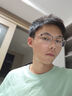 SooGree防蓝光近视眼镜半框男士眼睛钛金属变色光学镜架散光眉线可配度数 实拍图