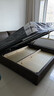 意式极简头层牛皮床现代简约主卧2米双人床真皮床婚床软靠包大床 床+T333席梦思全拆乳胶床垫 1.8*2M【豪华版15CM钢木排骨架】 实拍图
