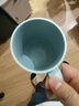 JAJALIN 简约洗漱杯牙刷杯加厚牙缸 刷牙杯情侣牙杯北欧式塑料杯 淡蓝色 实拍图