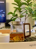 TEAHUE玻璃公道杯带茶漏耐热家用办公室分茶器胡桃木把功夫茶具茶海 晒单实拍图