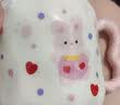 小狗马克杯陶瓷情侣水杯生日礼物杯子高颜值女生伴手礼品 keer可爱小狗单杯 1个 400ml 实拍图