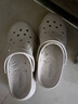 斯凯奇（Skechers）洞洞鞋女士夏细闪泡泡鞋厚底外穿包头沙滩凉拖鞋 实拍图