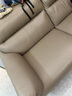 源氏木语意式真皮沙发头层牛皮质沙发2.78米加大三人位(浅棕灰全真皮） 实拍图