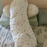 多米贝贝（Tomibaby）孕妇枕头护腰侧睡卧枕U型枕多功能托腹抱枕靠枕睡枕两用延长款灰 实拍图