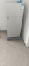 长城（GREAT WALL FRIDGE）家用迷你小冰箱小型冷冻冷藏保鲜宿舍出租房办公室节能省电双开门电冰箱 银色119L【一级能效 全国联保】 实拍图