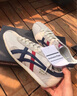Onitsuka Tiger鬼塚虎男鞋 慢跑鞋透气轻便男女款运动休闲鞋RUNSPARK 白色/藏青色(1183B480-107) 41.5 实拍图