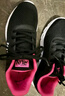 361°女鞋运动鞋女秋冬网鞋361度网面透气女士休闲鞋百搭旅游跑步鞋子 乌黑色/西班牙粉2266 38 实拍图