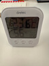多利科（Dretec）日本温度计湿度计温湿度计高精度婴儿房温湿度时间款白O-278 实拍图