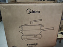 美的（Midea）电炒锅 电蒸锅 分体式电煮锅钛陶不沾多功能一体专用炒菜锅电火锅 4.3L电锅HCG2818S配蒸笼 国补 实拍图
