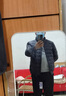 七匹狼羽绒服男翻领三防薄鸭绒夹克男士外套冬季保暖百搭防风衣男装商务 009(蓝灰) XL (175) 实拍图