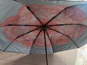 蕉下（beneunder）防紫外线遮阳伞三折双层黑胶晴雨伞防晒伞BM664花椿 实拍图