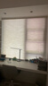 贵品免打孔百叶窗帘办公室卧室浴室厨房卫生间铝合金电动遮阳遮光帘 23丝简约哑光珍珠白GPL215 实拍图