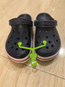 卡骆驰crocs洞洞鞋贝雅卡骆班轻便耐磨一脚蹬休闲鞋|205089 冬日白/彩色-1LI 37 /38(230mm) 实拍图