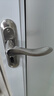 京本卫生间浴室锁室内门锁无钥匙卧室房门锁厕所不锈钢锁通用型门把手 【精抛】125MM孔距-40mm锁舌套装 实拍图