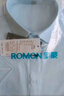 罗蒙（ROMON）衬衫男长袖纯色商务职业正装男士衬衣工装男G80 白色43 实拍图
