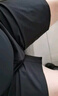 骆驼（CAMEL）速干运动服男短袖T恤裤跑步两件套装 J15BAXLN077 幻影黑 XXXL 实拍图