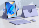 法普拉适用2024款华为matepad11.5s英寸Air12寸保护套se11寸英寸平板电脑荣耀GTpro防摔X9/V9/11.5保护壳 薰衣紫书本升级旋转+钢化膜 华为2023款MatePad11. 实拍图