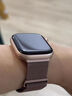 Apple/苹果 Watch Series 10智能手表蜂窝款42毫米玫瑰金色铝金属表壳淡桃粉色运动型表带S/M MWXQ3CH/B 实拍图