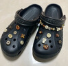 卡骆驰crocs洞洞鞋贝雅男鞋女鞋轻便耐磨一脚蹬拖鞋休闲鞋|10126 黑色-001 43 (270mm) 实拍图