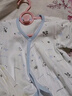 贝瑞加（Babyprints）婴儿开裆裤2条装初生宝宝长裤新生儿薄款四季裤子 小熊+黄 52 实拍图