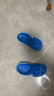 酷趣（Coqui）儿童洞洞鞋男童女童轻质排沙两穿休闲拖鞋大童星空蓝34-35 CQ8537 实拍图