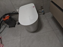 京家智造黑白鲸pro智能马桶全自动翻盖UVC紫外线带水箱轻音冲即热移位可用 白pro豪华版 全自动翻盖语音泡沫 250/300/350/400坑距下单备注 实拍图