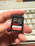 闪迪（SanDisk）256GB SD内存卡 4K V30 U3 C10 相机存储卡 读速200MB/s 写速140MB/s 微单/单反相机内存卡 实拍图