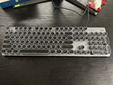 罗技（Logitech） K845 有线机械办公键盘 游戏电竞 朋克复古键盘外设电脑笔记本节日礼物 diy个性键帽 K845(青轴)+经典朋克键帽-黑 实拍图