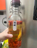 居元素人参泡酒瓶玻璃密封高档存酒专用白酒瓶储酒分装容器1L 深绛红 实拍图