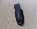 闪迪（SanDisk）128GB USB3.2 U盘 CZ550黑色 安全加密 数据恢复 学习办公电脑车载 小巧便携 高速大容量优盘 实拍图