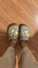 卡骆驰crocs洞洞鞋贝雅男鞋女鞋轻便耐磨一脚蹬拖鞋休闲鞋|10126 卵石色-2V3 36 /37(220mm) 实拍图