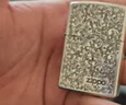 ZIPPO打火机之宝防风煤油 唐草-白银 生日礼物送老公送男友 含油套装 实拍图