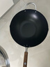 神田铸铁炒锅铁圣炒锅家用炒菜铁锅生铁锅免开锅32CM 实拍图