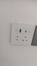 公牛（BULL）g12暮雪白开关插座面板全屋套装奶油风五孔一开墙壁暗装超薄墙面 二位USB（A+C）五孔【暮雪白】 多色可选丨联系客服领取更多福利 实拍图