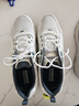 斯凯奇（Skechers）男鞋夏季2025新款软底网面鞋轻便透气跑步鞋减震休闲鞋运动鞋男  白色/海军蓝色-WNV 43.5 实拍图