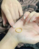 中国黄金（CHINA GOLD）黄金戒指男女素圈足金三生三世对戒实心指环520礼物送老婆爱人 【今/次日达】1.6g/10号【古法】 实拍图