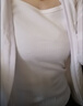 浪莎（LangSha）莫代尔小吊带内搭外穿背心女打底学生无袖背心女 白色 L 实拍图