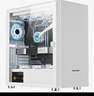 长城（Great Wall）阿基米德9 PRO V2白色电脑机箱（360水冷/磁吸玻璃翻门/0.8mm厚侧板/5硬盘位/10风扇位/5090显卡） 实拍图