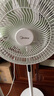 美的（Midea）【幸运草安睡风扇1S】一级能效直流变频声控电风扇家用遥控卧室静音落地扇台式桌面抗菌大风力电扇 实拍图